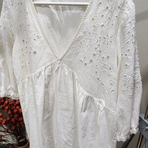 Zara white dress
